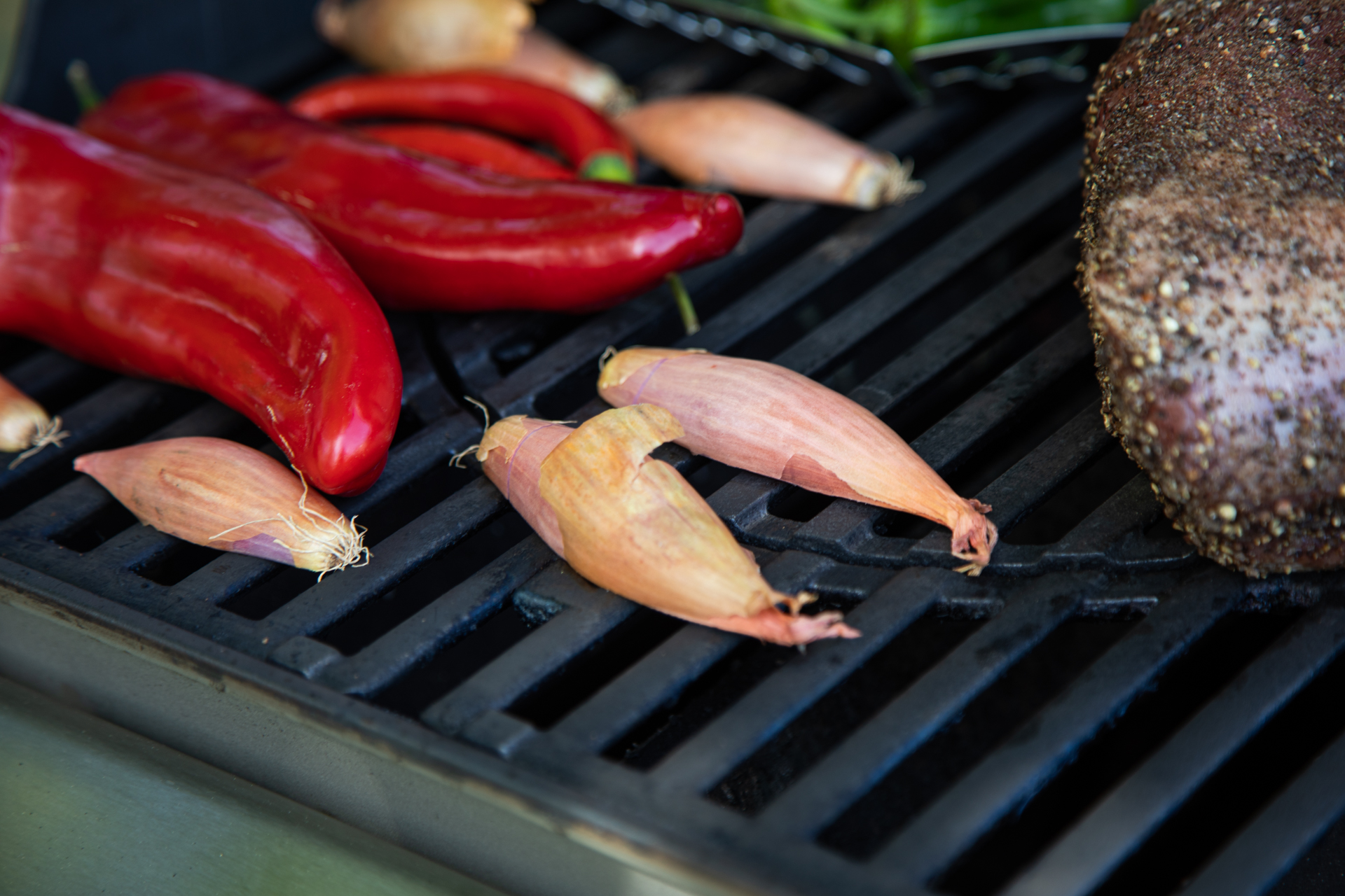 Rostbraten im Ganzen mit scharfer Grill-Salsa und Fenchelsalat ...